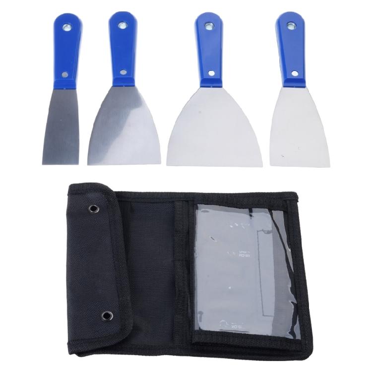 

4/7 шт. Нержавеющая сталь Шпатель Пластиковая ручка Скребок Резак для краски Декорация Стеновой скребок Инструмент для краски Дом