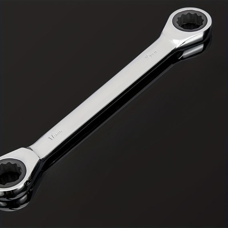 1PC Ring Double Head Ratchet Wrench Reversible Ratchet Combination Spanner