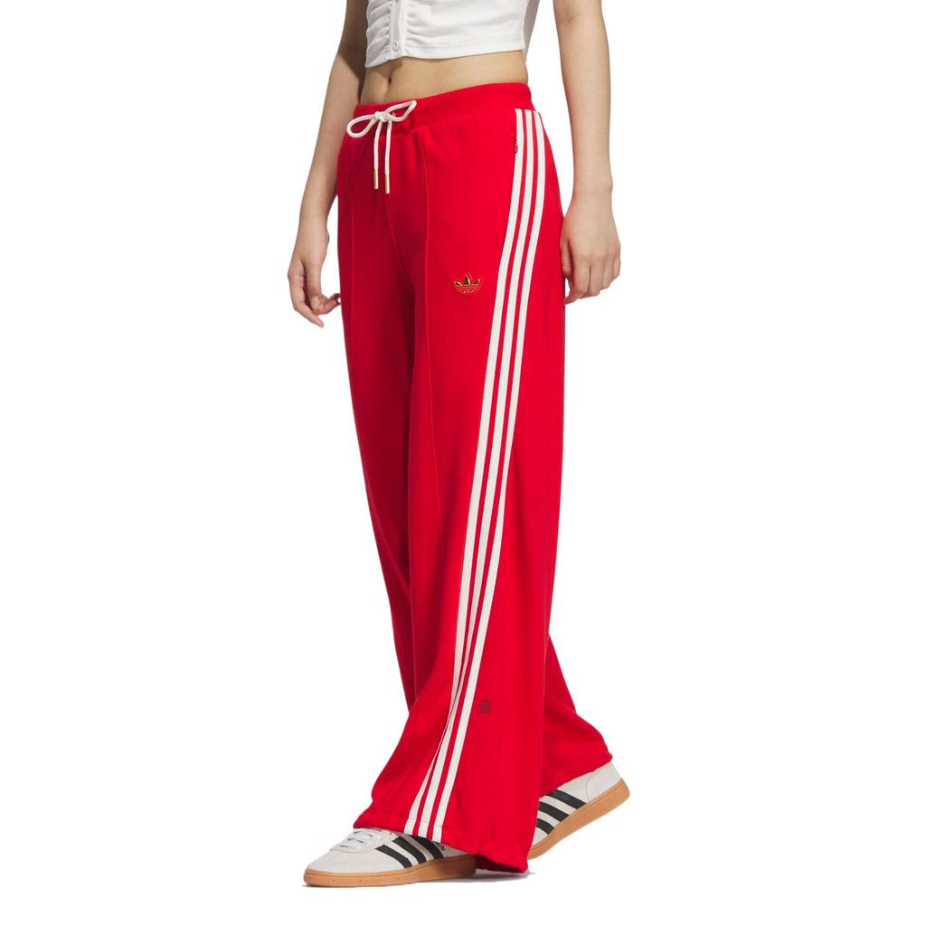 adidas Originals Lny W Jersey P Snake Year Limited Skin-Friendly Warm Soft Knitted Sports Pants Women Pants Light-Crimson JL8437