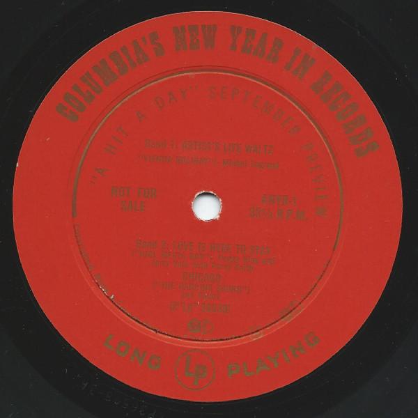 

7inch Record VARIOUS Columbias New Year In Records A ANYR1PROMO Columbia Canada Jazz Used