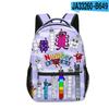 Numberblocks Kids School Backpack Boys Girls - Oxford Fabric Breathable Padded Straps Lightweight Durable