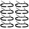 1PC Jewelry Wear-resistant 26 Letters Charm Braided Rope Unisex Bracelet Adjustable Heart Shape Couple Lover