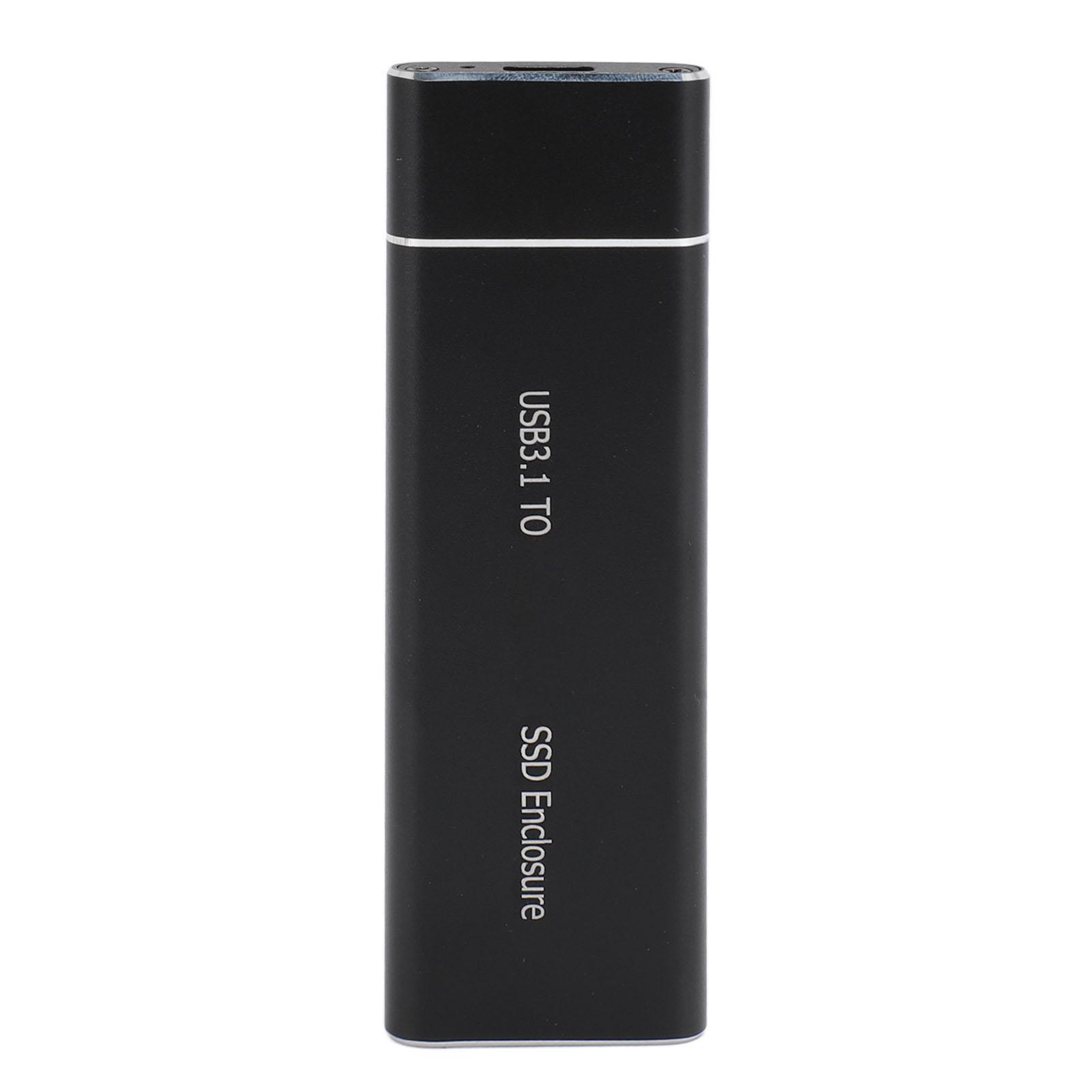 

Корпус для M.2 SSD Поддержка NVME NGFF SATA USB 3.1 Type C Внешний Адаптер-корпус для твердотельного накопителя для