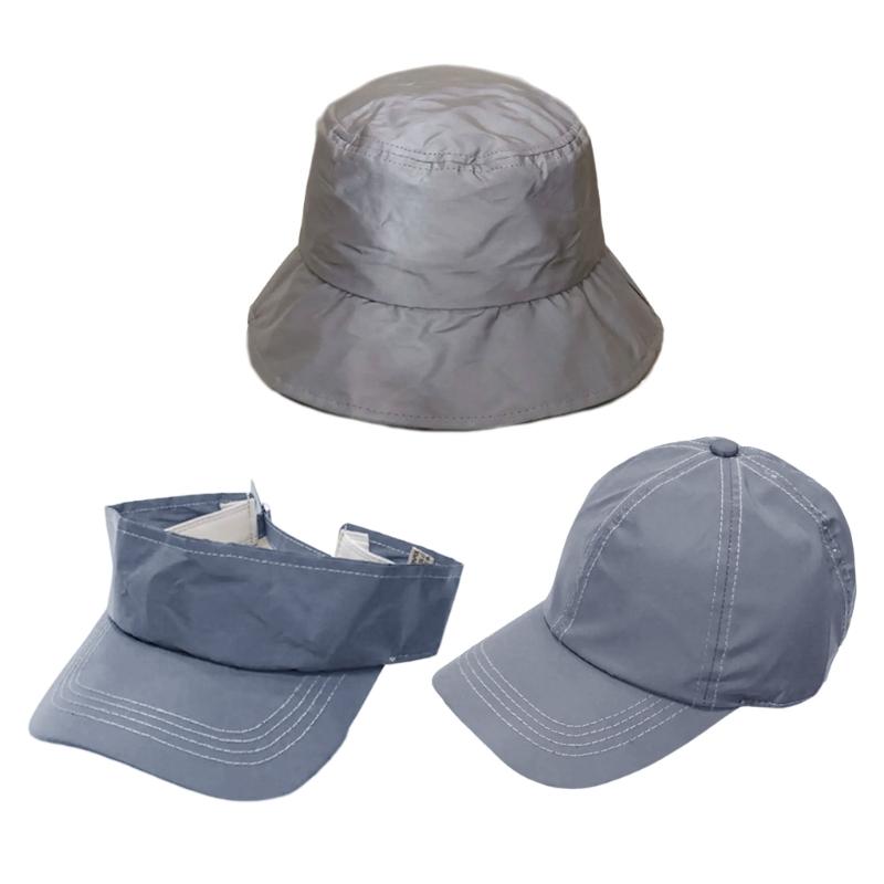 Reflective Silver Baseball Hat Outdoor Sports Hat Night Safety Cycling Hat for Outdoor Sports and Night Safety
