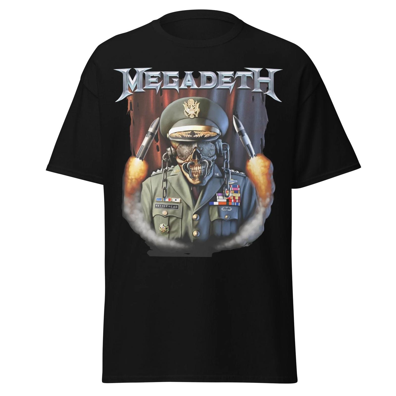 Megadeth - Rattlehead Vic Jumbo Print T Shirt L