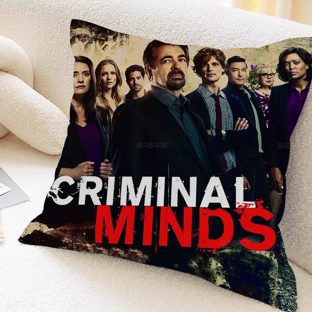 Criminal M-Minds Cushion Cover Inches Farmhouse Decor Home Throw Pillow Covers For Couch Decorations