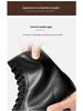 Men's Large-Size European Style Two-Layer Cowhide Martin Boots for Workwear and Casual Wear