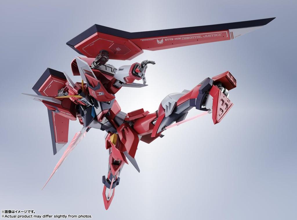 METAL ROBOT SPIRITS SIDE MS Mobile Suit Gundam SEED FREEDOM Immortal Justice Gundam Approx. 140mm ABS & PVC & Die-cast Painted Action Figure