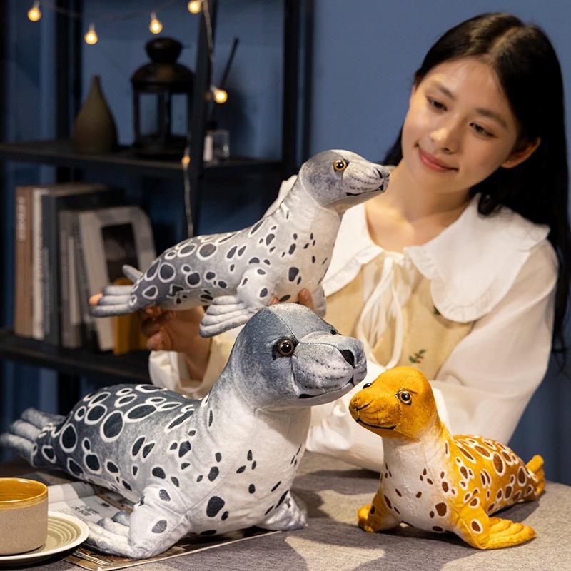 Cute Simulation Seal Doll Plush Toy Aquarium Sea Lion Doll Children Soothing Rag Doll Birthday Gift