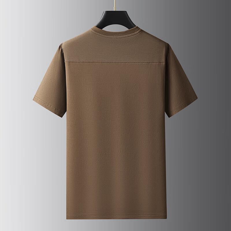 Men's Plus Size Short Sleeve Henley T-Shirt