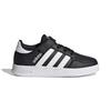 adidas Neo Breaknet Comfortable And Trendy Abrasion Resistant Low Top Skateboard Shoes Black White FZ0105