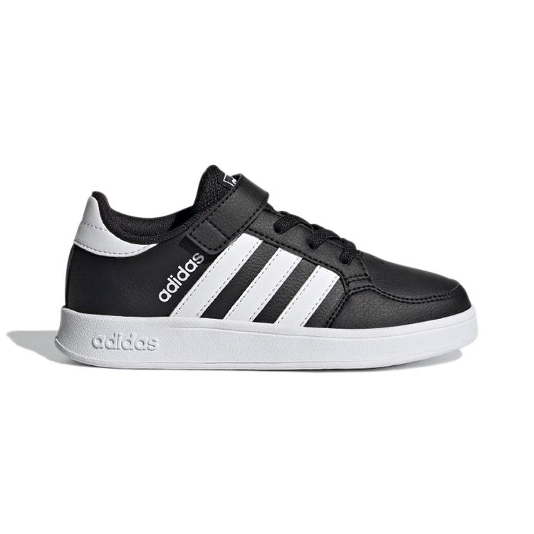 adidas Neo Breaknet Comfortable And Trendy Abrasion Resistant Low Top Skateboard Shoes Black White FZ0105