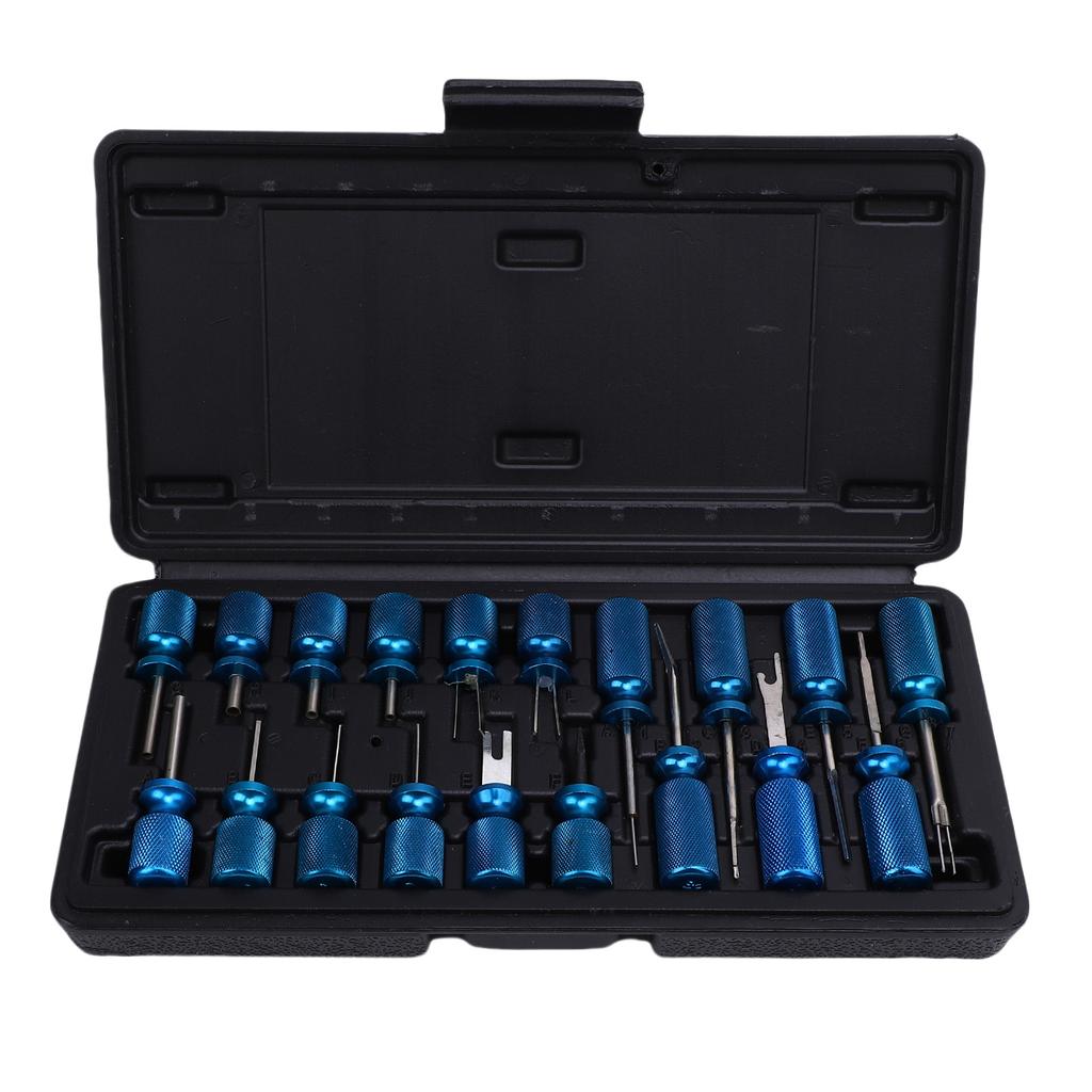 19 Pcs Electrical Terminal Removal Kit Aluminum Stainless Steel Universal Fit Wire Harness Pin