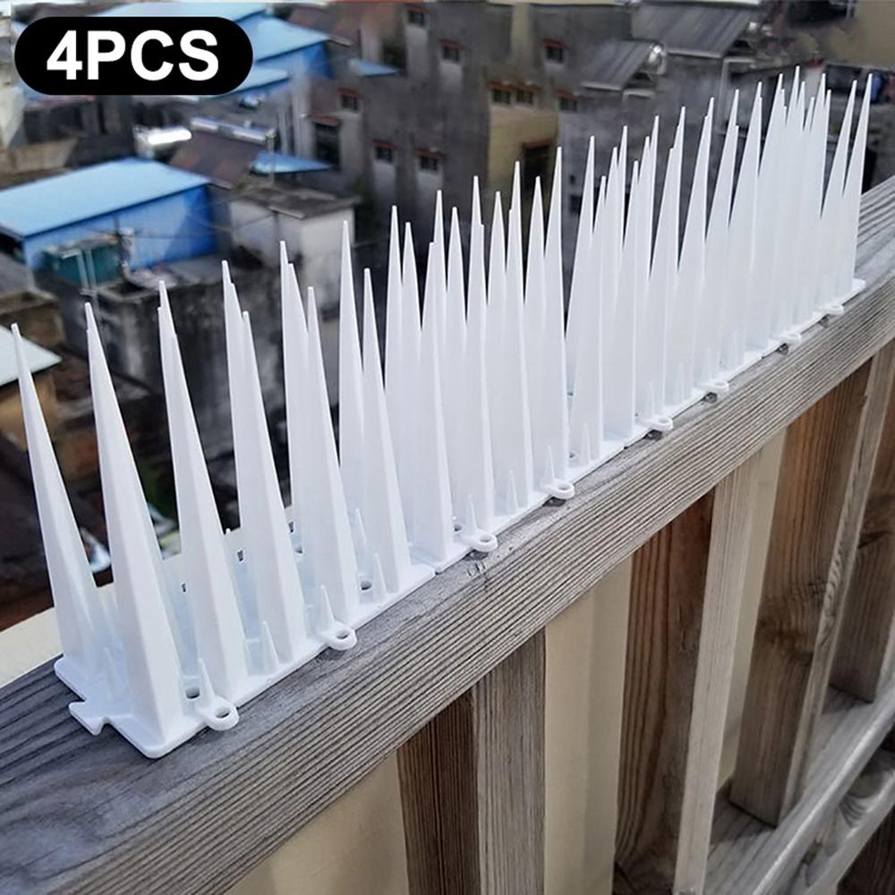 

4Pcs Garden Anti-Climbing Spikes Birds Cats Repellent Wall Fence Protection Device D