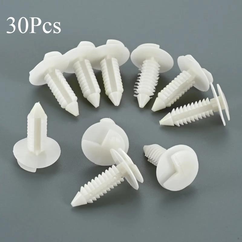 Upgrades Car Door Clip Set 30PCS Ergonomic Installation Nylon Fasteners Prevent Rattle & Movement for Automotive 363137