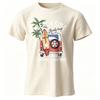 Vintage Surf Badge Printed Unisex Unisex Unisex TShirt Tees Tops Cotton Fabric Retro Wave Graphic Beach Club Wear