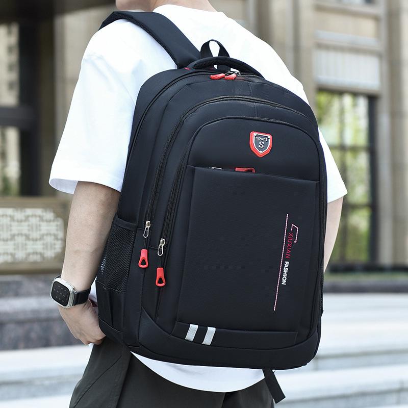 Simple Fashion Oxford Cloth Water-Repellent Laptop Backpack for Students and Travel