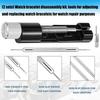 Watch Repair Tool Set Watch Link Band Slit Strap Bracelet Chain Pin Removers Adjuster Tool Kit for Professional Watch