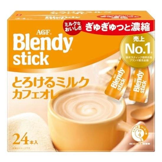AGF Blendy Stick Melting Milk Cafe Au Lait 24 Sticks Coffee