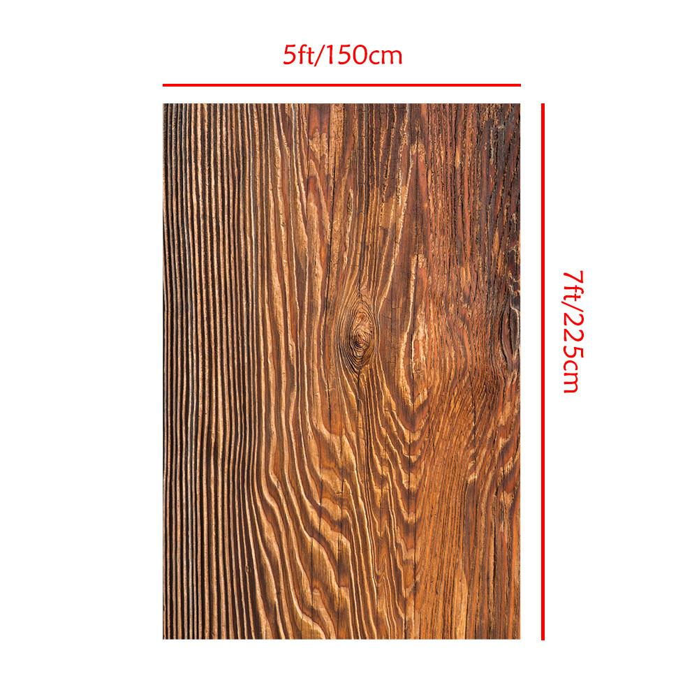 Realistic Wood Plank Panel Design-Wood Grain Texture Backdrop Banner for Weddings,Photo Shoots,Farmhouse,Party Decor