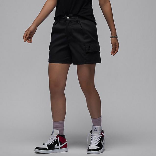 Jordan Outdoor Sports Simple Versatile Casual Shorts Women shorts Black FN5682-010