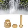 Female Thread Fountain Nozzle Brass   Water Spray Head with Valve for Pond