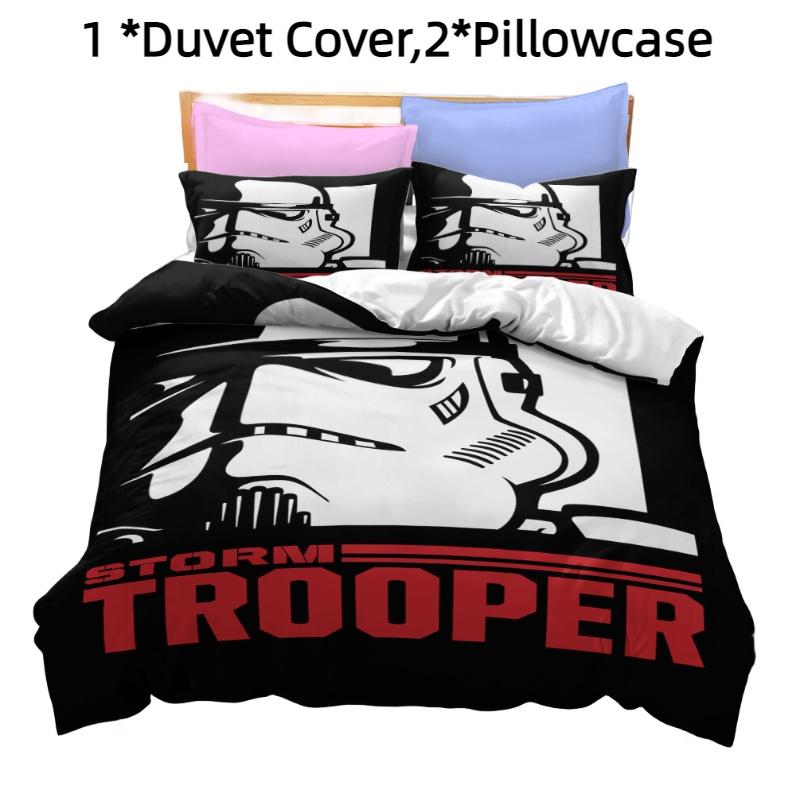 Star Wars Series Cross-border Bedding Set Exquisite And Stylish Three-piece Duvet Cover Style C