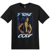 חולצת טריקו להיאבקות Stone Cold Steve Austin שחורה S3XL יוניסקס