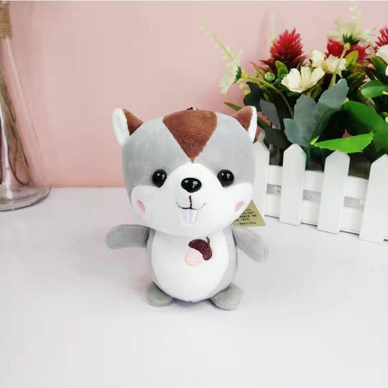 

Squirrel Plush Whimsical Keychain Cartoon Animal Design For Bags Gifts And Keychains