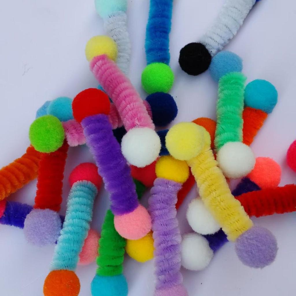 Cross-Border Cat Toys: Two-Headed Feather Wand & Self-Entertaining Fur Balls Set