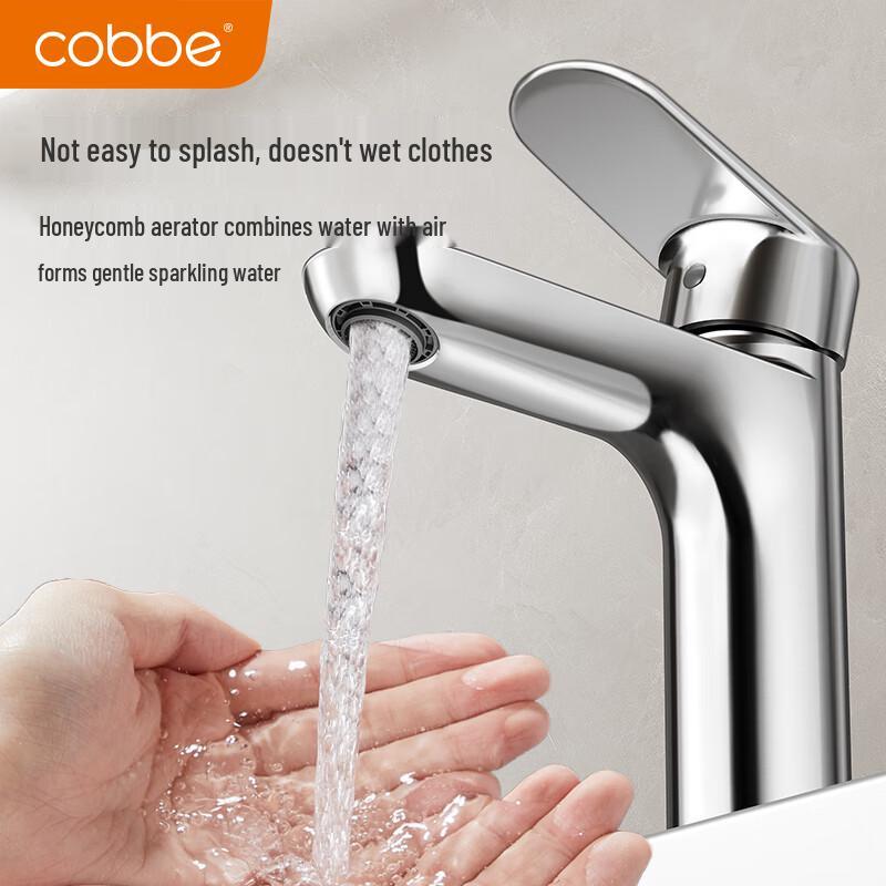 Kaibe Zinc Alloy Single-Handle Hot & Cold Bathroom Sink Faucet