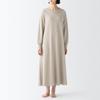 MUJI Women's Rayon Blend Oversized Dress, Light Beige, Size FD1JVA4S, Women's XXL
