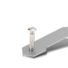 Double-Open Key Organizer Aluminum Alloy Compact Key Holder Durable Key Holder  Outdoor Use