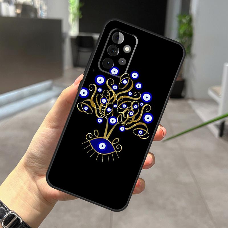 Evil Eye Case For Samsung Galaxy A22 A32 A52 A15 A16 A05 A26 A36 A56 A53 A33 A13 A34 A54 A14 A35 A55