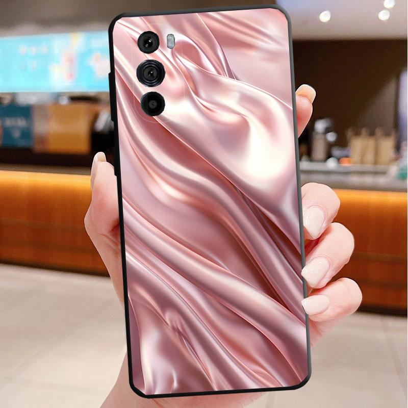 Phone Case For Motorola Edge 50 40 Pro 60 50 40 30 Ultra Neo Fusion Moto G Play G Stylus G Power G Pink Aesthtic