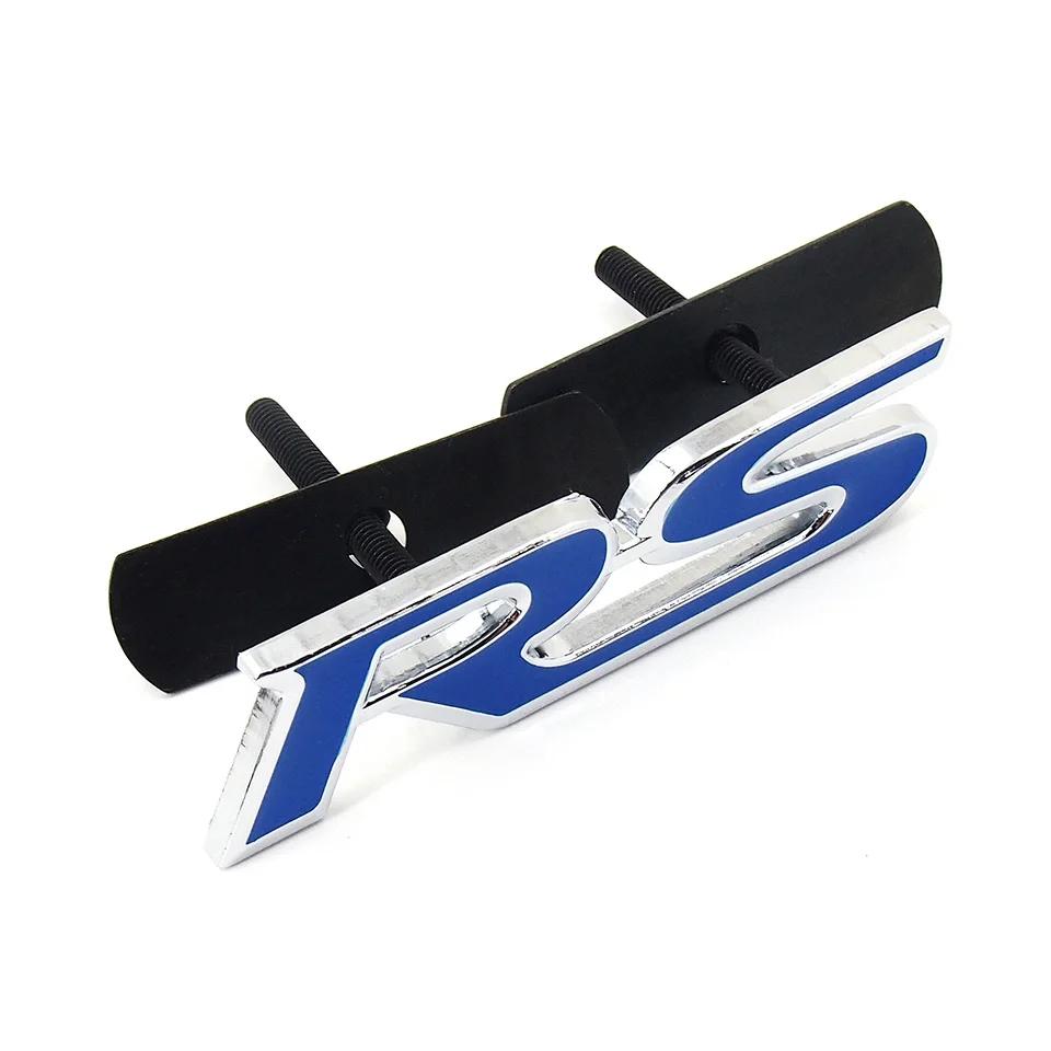 3D Metall RS Metall Auto Emblem Logo Kühlergrill Abzeichen Auto Zubehör