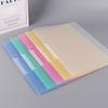 Durable Waterproof Colorful File Folder Convenient Rotating Side Open Buckle Design Foldable Cover Side Open Trolley File Folder