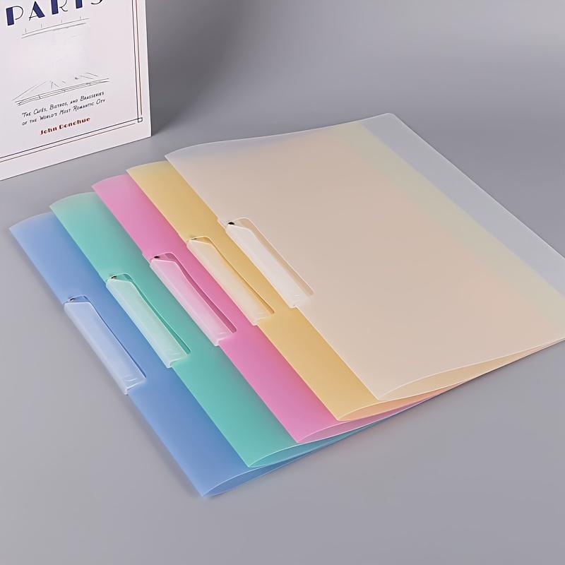 Durable Waterproof Colorful File Folder Convenient Rotating Side Open Buckle Design Foldable Cover Side Open Trolley File Folder
