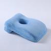 Nordic Solid Nap  Sleeping Memory Cotton Pillow for Office Classroom Rebound Neck Pillow Detachable Breathable Waist Cushion