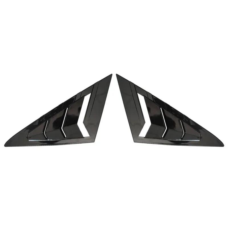 Dreieckige Lamellen für Seitenfenster für VW Golf 7 MK7 MK7.5 2013- Seitenblenden Abdeckung Zierleiste Aufkleber Lüftung Carbon Autozubehör