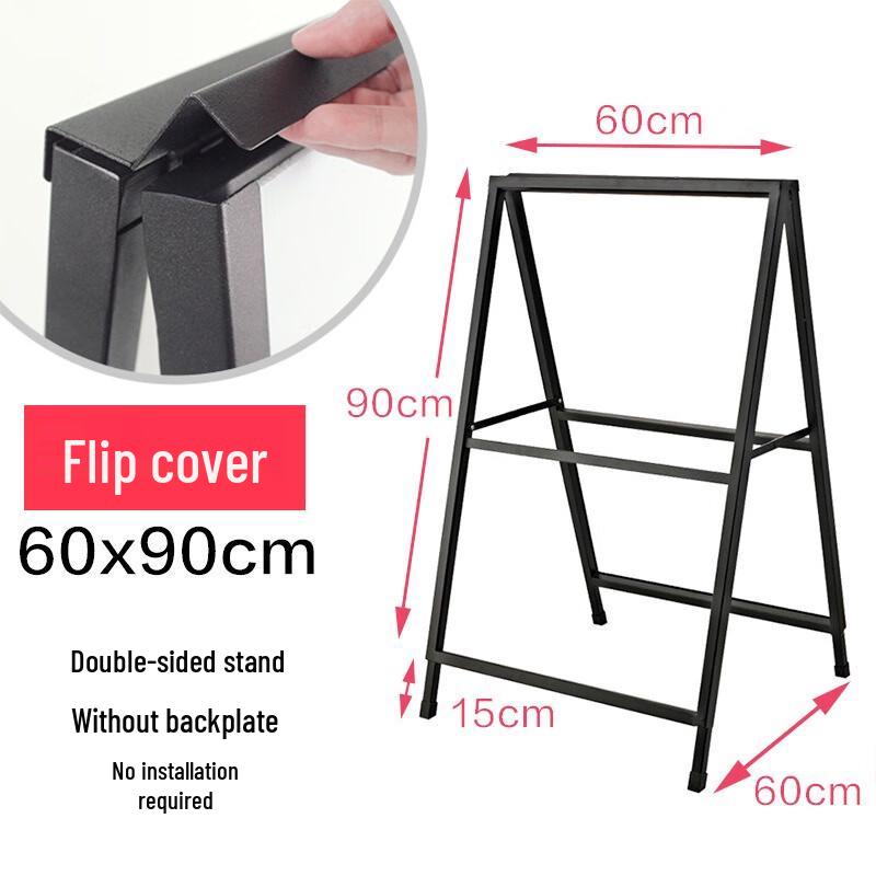 Heavy-Duty Double-Sided Flip Poster Display Stand