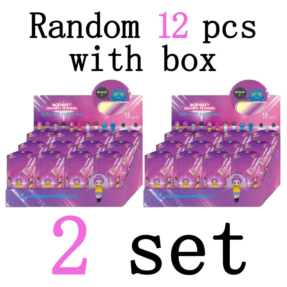 ! Papa Series with Box Anime Kpop Demon Hunters Figure Phone Computer Decoration Collection Figures Model Toy Brithday Gift