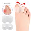 Invisible Toe Spacers For Overlapping Toes 2PCS Flexible Silicone Bunions Relief Supports Foot Comfortable In Tight Shoes