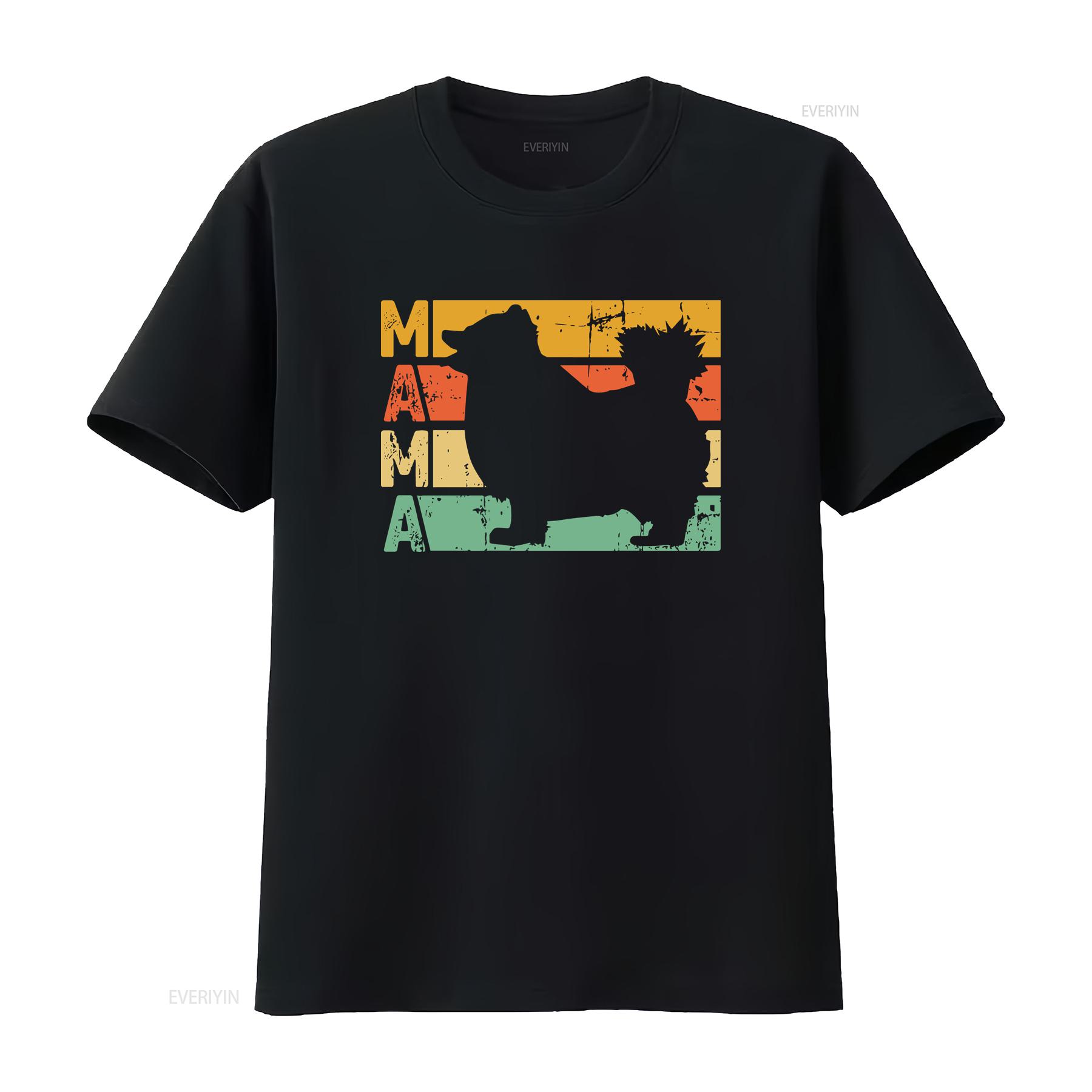 

Pomeranian Mama T Shirt s Pom Dog Love Mom vintage Washed Versatile Stretched fashion Casual Stylish homme Unisex Comfortable 4XL