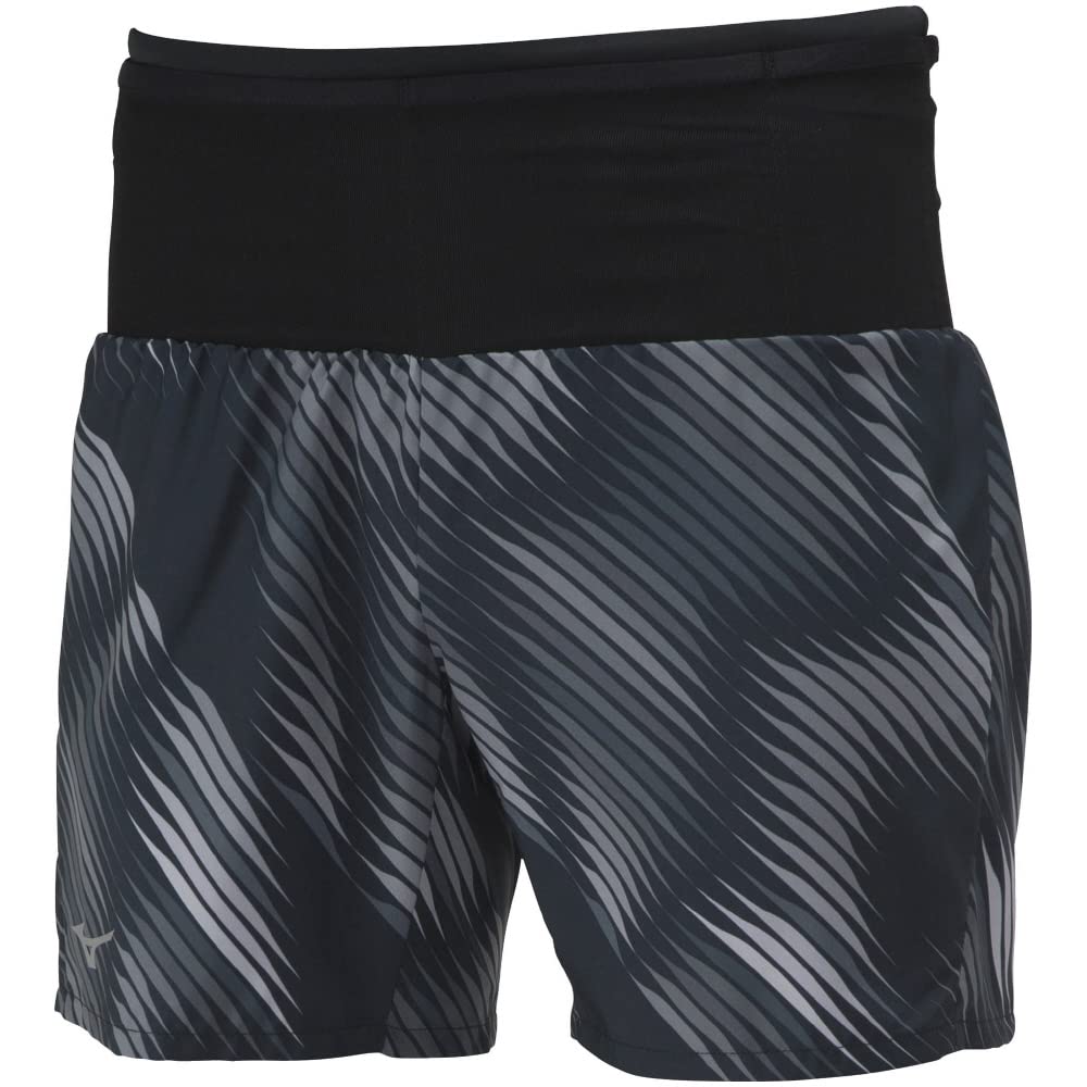 Mizuno Standard Running Wear J2MBA020 Size S Men's Black/Gray (J2MBA020)