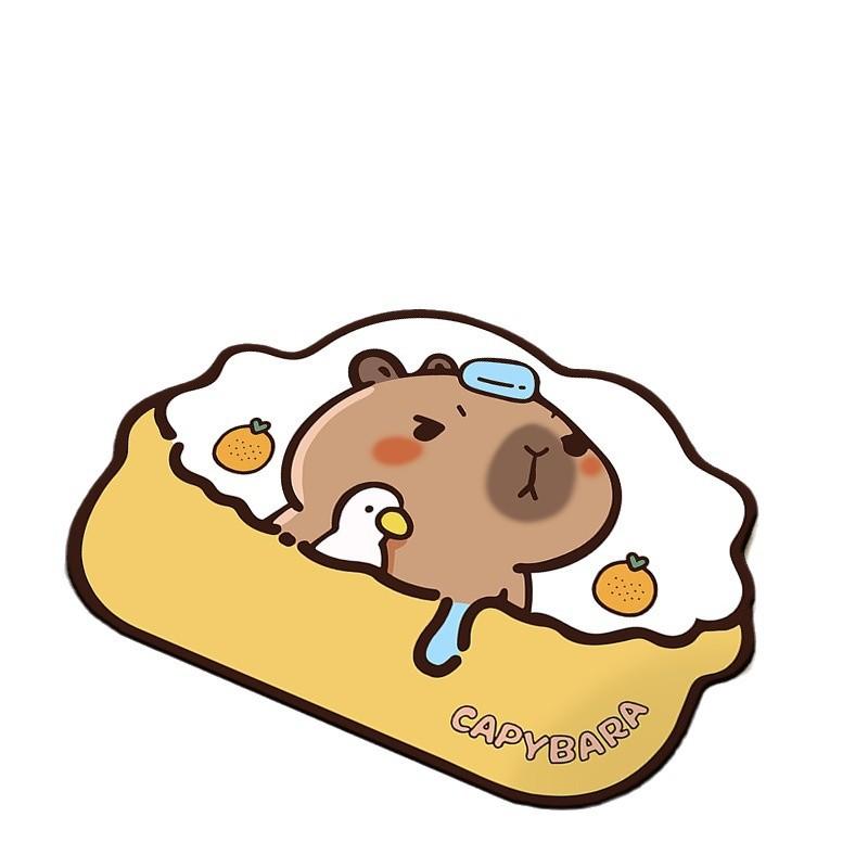 Cartoon Style Irregular Bathroom Non-slip Mat Toilet Toilet Door Dirty Absorbent Diatom Mud Mat