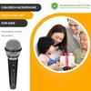 Mini Prop Microphone Fake Stage Play Speaker Music Toys Pretend Play Toddler Toy Kids Model Musical Instrument Learning