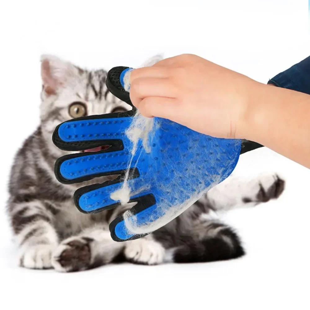 

Products Dog Grooming Cats Beauty Comb Removal Gloves Bath 2pcs Hair Massage Bathe Pet Dogs Cleaning Stuff Supplies Home Garden 23x17cm зелёный