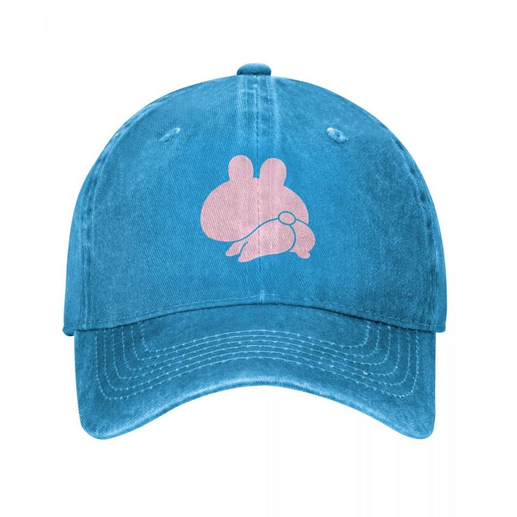 Vintage Butt Appeal Asamimichaan Baseball Caps Distressed Denim Washed Snapback Cap Cute Asamimi Unstructured Soft Caps Hat