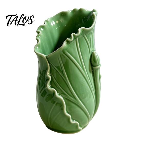 Decorative Pencil Holder for Office Lotus Leaf Pen Holder, Modern Creative Cup Desk Organizer Supplies Makeup Brushes Sustainable Stationery Storage